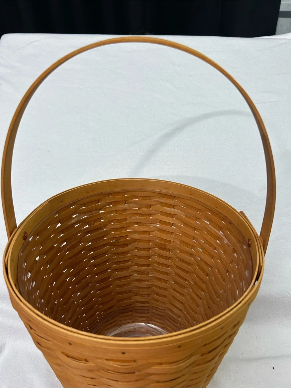 Longaberger 2001 Hostess Banker’s Waste Basket